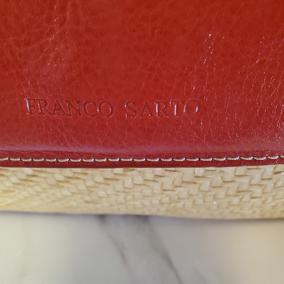 Franco Sarto Red Woven Shoulderbag - Picture 3 of 7